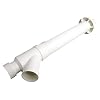 DiversiTech CVENT-3 3-Inch Concentric Kit for Tankless Gas Water Heater, High Efficiency Furnaces, 7.75 x 40 x 6.75, White