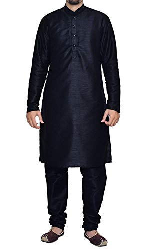 Image of Silk Blend Men's Kurta Pyjama Set /Kurta Pajama for Men