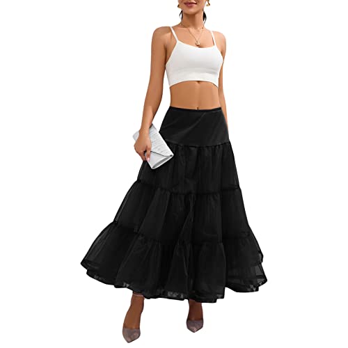 Jupes en tulle bouffantes pour célébrer un mariage magique en noir S