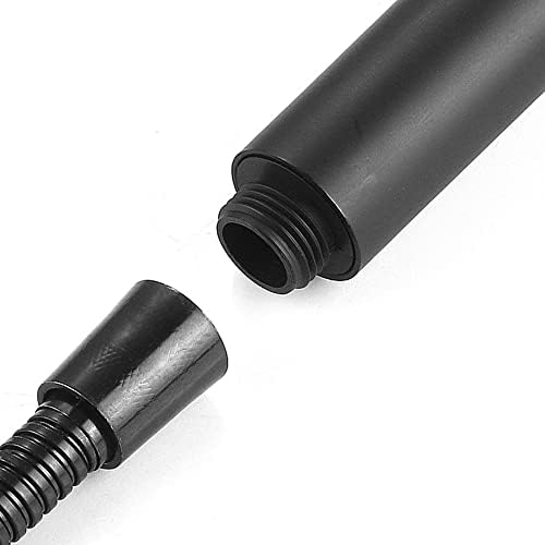 Shower Head and Hose Set for Bath Taps ,5 Spray Modes High Pressure Shower Heads with 1.5M Hose and Holder,Handheld Showe r Heads to Increase Pressure, Switch /360° Degrees Rotating (Black)
