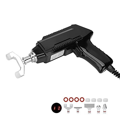 Outils chiropratiques, 9 vitesses réglables soulagent la douleur Massage du corps masseur de colonne vertébrale électrique avec têtes de physiothérapie pour la maison(#1) Cover