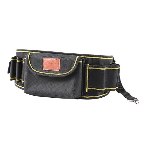 Delantal de trabajo Oxford multiusos con bolsillos organizadores de herramientas, adecuado para proyectos profesionales y de bricolaje en la reparación in situ