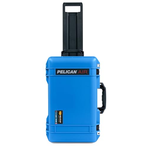 Image of Electric Blue Pelican 1535 Air Carry-on Case - Comes empty - Black Handles & TSA Latches.