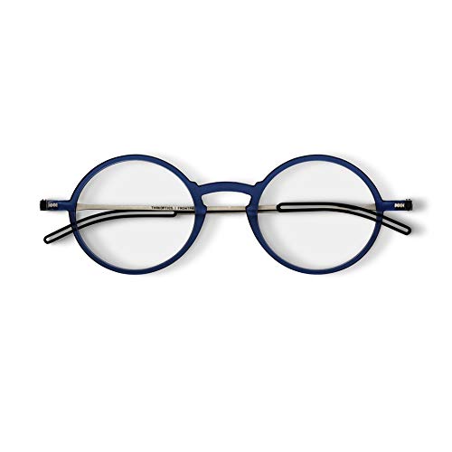 Image of ThinOptics Connect Ultra-Thin Reading Glasses with Magnetic Case Attaches to Phone - Rectangular Readers - Unisex for Men & Woman - 1.0 1.5 2.0 2.5 3.0 Strength