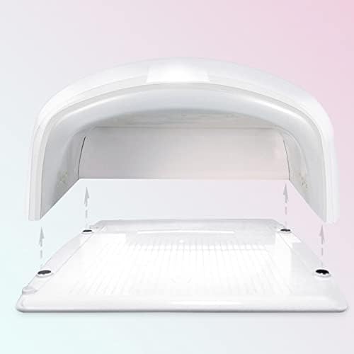 Nail Dryers 48W Red Light Rechargeable Nail Lamp UV Light for Nails Wireless Nail Blower Dryer Cordless Nail UV LED Lamp Nail lamp (Color : Red Light Plugs Type : AU)