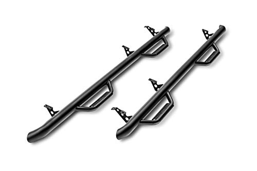 n-FAB | J0746-GB | Nerf Step, Full Length, Gloss Black, 07-11 Jeep Wrangler JK 2 Door All