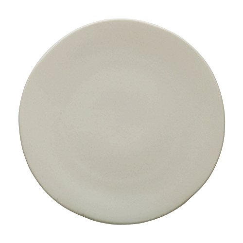 Avet Spain Juego de Platos Llanos, Gres, Crema, 27.5x27.5x2.51 cm, 6 Unidades