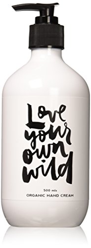 Babe Organic Wild Hand Cream 500ml- Mandarin and Cedar Wood, Hydrating Almond and Shea Butter for dry hands, Made with organic ingredients, NO synthetics, or chemical preservatives