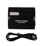 DUZEPA Scart-auf-HDMI-Konverter, Gehäuse aus Aluminiumlegierung, 720P...