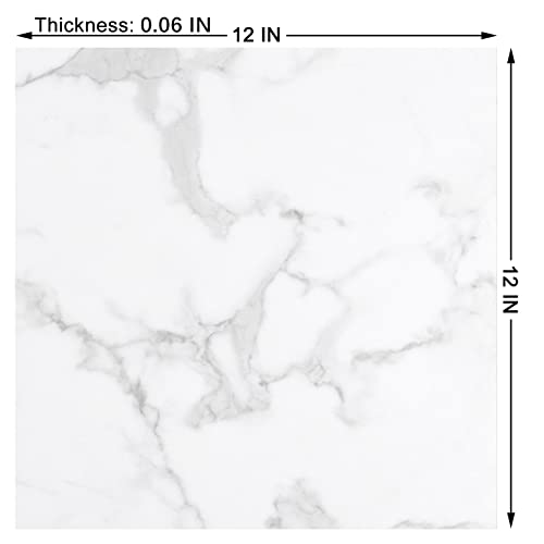 Westick Marble Peel And Stick Floor Tile Bathroom Floor Tiles Peel And Stick Waterproof Vinyl Tiles Peel And Stick Floor Kitchen Vinyl Flooring For Bedroom Living Room Garage Office 12X12 Inch 5 Pcs #TOP3