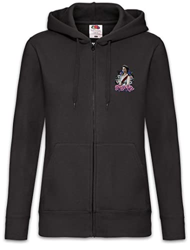 Femme Zip Hoodie Queen Elizabeth Portrait I aux finitions soignées