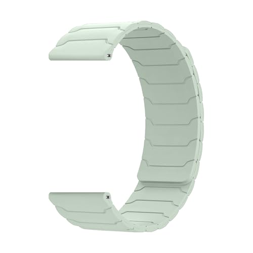 #ColaboraciónPagada<br>18mm Correa Magnética para Garmin Venu 4 41mm/Venu 3S/2S Silicona Pulsera Deportiva de Repuesto para Garmin Forerunner 265S/255S/Vivoactive 4S (40 mm)/Vivomove 3S (39 mm) Menta