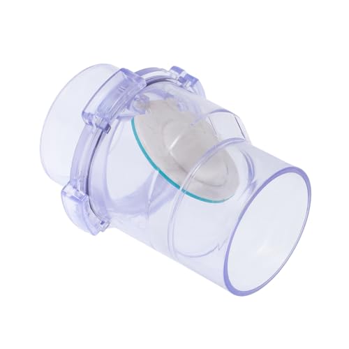 jojofuny Valvola Di Ritegno in Pvc Trasparente Valvola Di Non Ritorno Per Scaldabagno Per Camper Per Tubi Dell'acqua in Pvc Per Trasferimento Di Liquidi