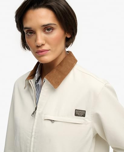 Veste à col en velours femme Superdry Ranch - vue 5