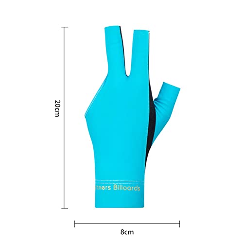 Dynwave de Bilhar de 3 Dedos, de Snooker Acessórios de Poliéster Elásticas para Mão Esquerda de Bilh