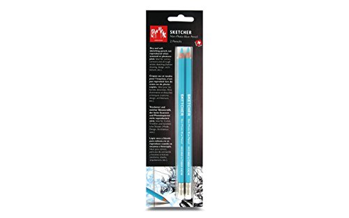 Caran Dache Sketcher NON PHOTO Blue Pencils Pack Of 2