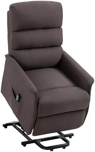 HOMCOM Power Lift Recliner Chair for Elderly, Easy Assembly, Fabr...