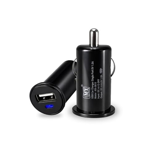 Image of MX 30W Car Charger Fast Charging Adapter, Rapid Charging, LED Indicator Compatible with All Cars for Android Smartphone, iPhones, Smartwatch, Earbud, Power Bank, Tablets (Black)