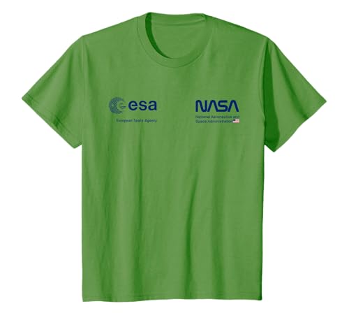NASA Worm y Esa Logotipo Famoso y clásico Camiseta