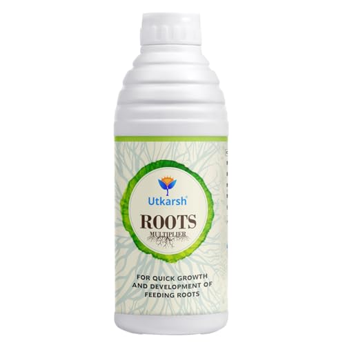 Image of Utkarsh Roots Multiplier Plant Food | Hairy Root Booster for Plants | Enhances Root Growth, Nutrient Uptake & Plant Health (1 Lit; Pack of 1)
