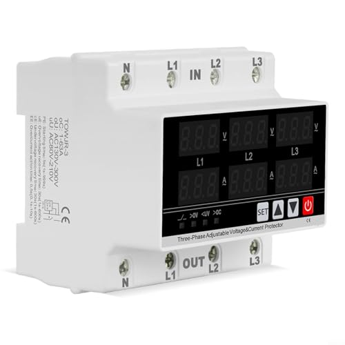 Protector trifásico carril DIN soluciona cortes eléctricos protegiendo equipos de 1 a 63A 6