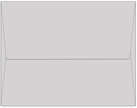 Note Card Cafe A7 7.25 x 5.25 in Blank Gray Envelopes | 40 Pack | Sealable, Square Flap | Perfect for Invitations, Greeting Cards, Baby Showers, Weddings, Mailing, Crafts, Notes | Printable