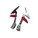 MetieFasia 2Pcs Extension Rung Locks Directly Replace Home Use Reliable Wear Resistant Ladder Parts, Large Rung Locks