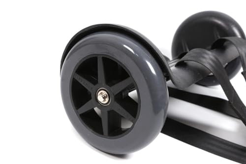 Vetimobato Carrinho de contrabaixo vertical portátil com carrinho de baixo com transporte de rodas,