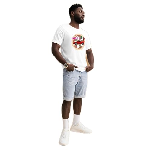 T-shirt white XL unisexe generico aux finitions soignées et coupe impeccable