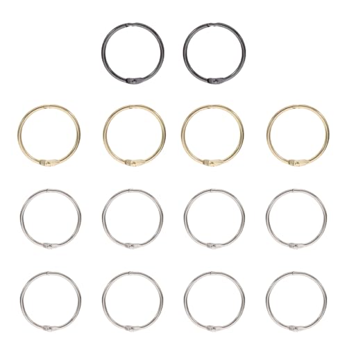 DIKACA 30mm �ی^ ������ �o�C���_�[�u�b�N�����O 14�Z�b�g ���[�Y���[�t�����O �� ���p���� �m�[�g�o�C���_�[�p�i �w�� ���t���� �I�t�B�X