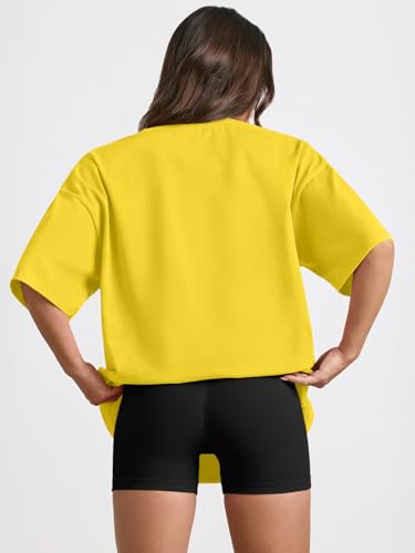 Image of Trendy Queen Womens Oversized T-Shirts Short Sleeves Workout Tops | Casual Summer Gym Tees Plus Size Fashion Clothes 2026