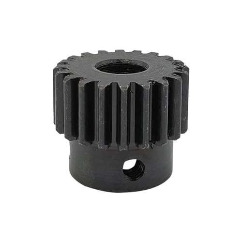Bevel Gear Pinion Hardware Mechanical 1Mod Spur Gear Metal Transmission Gear 6mm Bore 45 Steel 1M 15 Tooth-35 Tooth Pinion Gear Metal Mod 1 Motor Gear(16 Teeth)