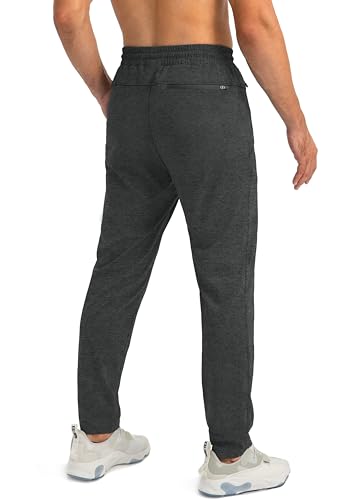 Image of G Gradual Men's Sweatpants with Zipper Pockets Tapered Joggers for Men Athletic Pants for Workout, Jogging, Running