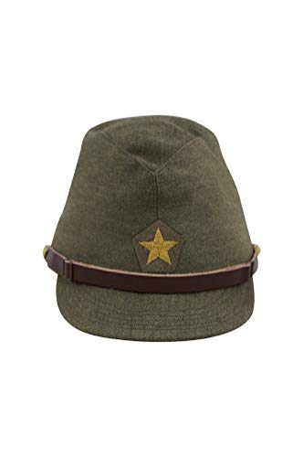 Casquette de champ IJA japonaise WW2 en gabardine haut de gamme pour collectionneur