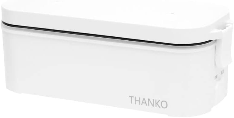 THANKO 車中泊で炊き立てご飯「車載用12V弁当箱炊飯器」TKLUN21W 【シガーソケット電源】