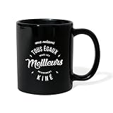 Spreadshirt® Les Meilleurs Deviennent Kiné Tasse Mug, noir