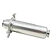 Dixon BSCCQ in-Line Filter/Strainer w/ 1/4" Perforated Back-up Tube, 316L Stainless Steel - 3" Tri-Clamp, 35.375" OAL (Long)