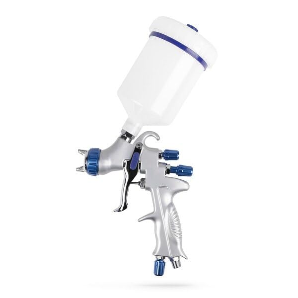 CERAKOTE HVLP Super Grip Spray Gun 1.7mm Nozzle Required for Spraying Cerakote- Cleaning/Tool Kit and Stand Included (SE-544)