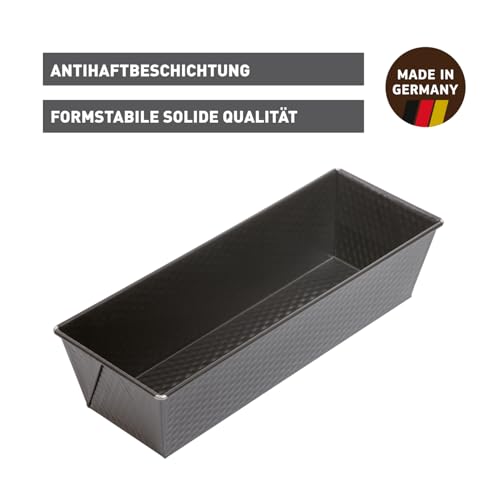 Foto von Original Kaiser Classic Kastenform Kuchen 30cm x 11cm x 8cm, Königskuchenform antihaftbeschichtet, Brotbackform rechteckig, Backform sauerteigbeständig, gleichmäßige Bräunung