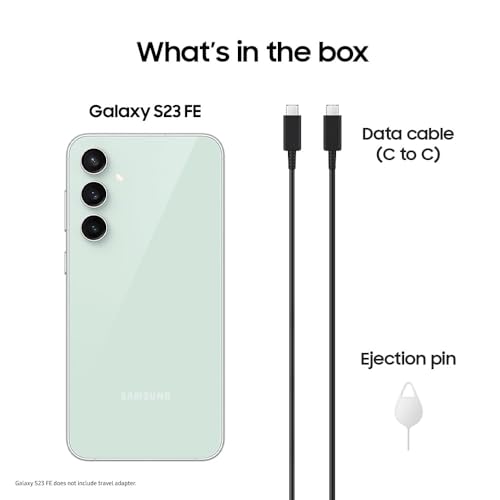 Image of Samsung Galaxy S23 FE 5G, US Version, 128GB, Mint - Unlocked (Renewed)