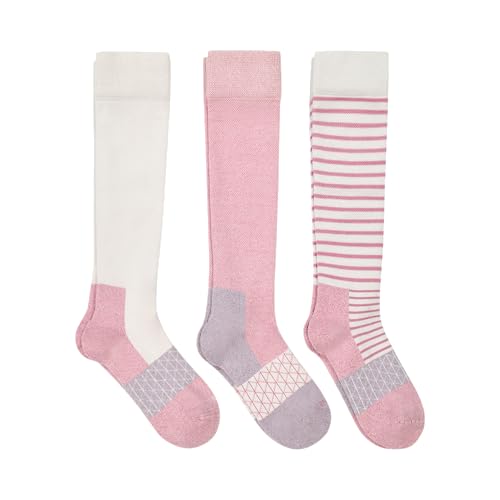Hanes Women's Over-the-Calf Socks w/ Mild Graduated Compression, Absolute Wellness Non-Binding Cushioned Socks, 3-Pack2