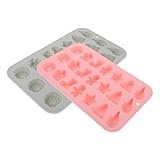 Photo Gallery gleavi 2 pezzi stampi silicone natalizi mini con cavità per biscotti albero di natale di antiadesivo per dolci feste Photo Gallery gleavi 2 pezzi stampi silicone natalizi mini con cavità per biscotti albero di natale di antiadesivo per dolci feste