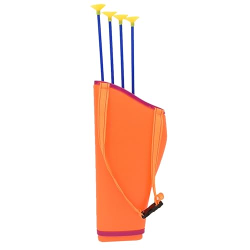 Arco infantil de 76 cm con 4 flechas de ventosa para niños de 6 años al aire libre 2