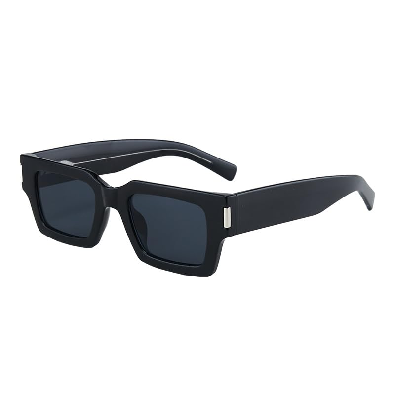 Square Sunglasses for Women Men Retro Thick Frame Sun Glasses Ladies Shades E1300-image-42