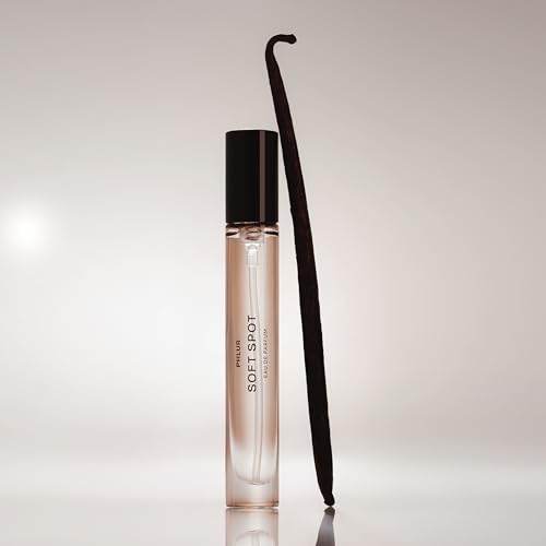 Image of PHLUR Soft Spot Eau de Parfum - Travel Size Perfume Fragrance - Floral Amber Musk Perfume with Bergamot, Mandarin, Jasmine, Sandalwood & Vanilla (9.5mL) | Bergamot, Mandarin & Vanilla Orchid Eau de Parfum with Amber Sandalwood Musk Fragrance