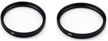 2X UV Filters for Sony DCR-TRV250, Sony DCR-TRV260, Sony DCR-TRV280, Sony HXR-MC1500, Sony HXR-MC2000U