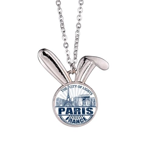 Collier Tour Eiffel drapeau français, le bijou tricolore élégant