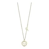  Guess Damen-Kette Chain Circles Edelstahl One Size Gold 32011716