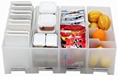 Kitchen Refrigerator Organizer, Fridge and Freezer Storage Trays 4-piece,Translucent, UV 15CM