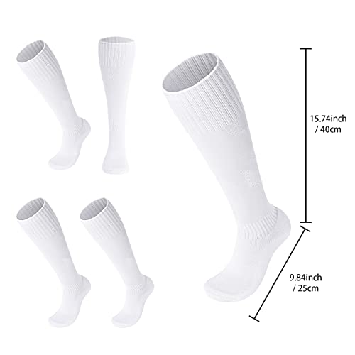 FPAKDH 2 Pair Kids Football Socks for 7-13 Years Old Breathable Sports Training Soccer Socks Girls and Boys3
